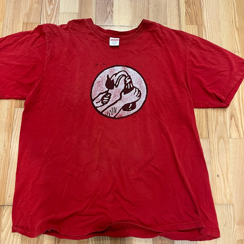 Supreme Classic Red Tee